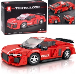 Technische bouwset – rood sportcoupé, 373 stukjes
