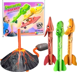 Volcanic Dinosaur Foam Stomp Rocket Set