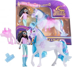 Unicorn Academy Layla & Glacier – pop en eenhoorn met accessoires
