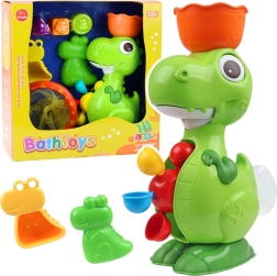 Ensemble de jouets de bain Dino avec moulinette