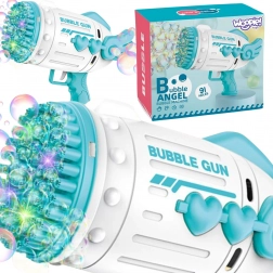 WOOPIE Bubble Gun with 91 Holes Blue