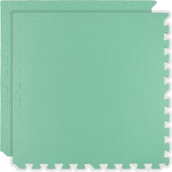 Zachte schuimmat HUMBI 120 × 60 cm, waterdicht grote puzzel, 2 stuks, mint