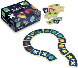 Ruimtedomino voor kinderen