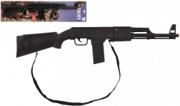 Plastic machinegeweer/pistool met klapmechanisme 66 cm