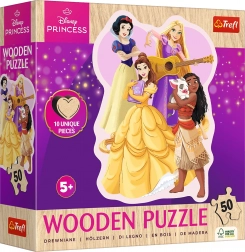 Puzzle en bois 50 pièces Disney Princesses