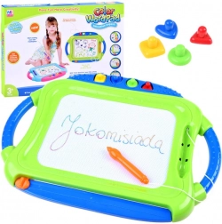 Kleurig magnetisch tekentablet met stempels – Magisch tekenbord