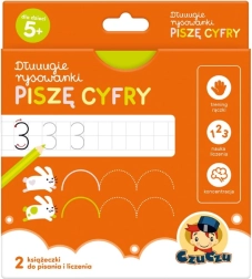 Long Drawing Books Piszę Cyfry – set for writing numbers and fine motor skills (5+)