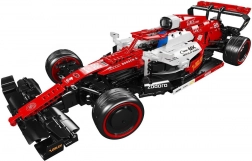 Bouwset raceformule met RC, 1185 stukjes – rood, schaal 1:8