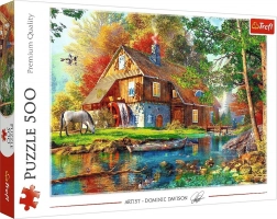 Puzzel 500 stukjes – huisje aan de rivier TREFL
