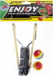 Slingshot with foam balls