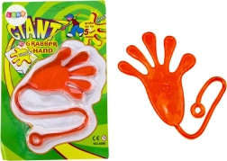 Plakkerige Handgreep Flexibele Glut Slime Oranje
