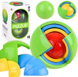 Logische 3D-puzzelbal – kleurrijke breinbreker