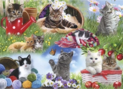 GIBSONS Puzzle We Assemble Together: Cats 12 pieces