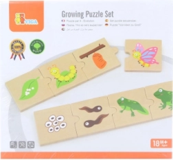 Puzzle évolutifs en bois animaux et plantes VIGA
