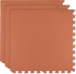 HUMBI Foam Mat 180 × 60, large waterproof puzzle, safe, 3 pcs, orange