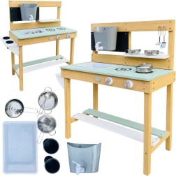 Axi wooden play kitchen with water and sand