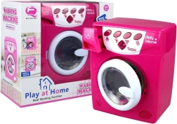 Batterij-aangedreven wasmachine Geluid Roze