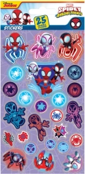 Hergebruikbare SPIDEY-stickers – set van 25 stuks