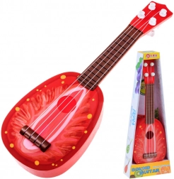 Kinderukulele – plastic gitaartje 37 cm – Rood