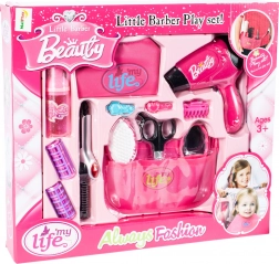 hairdressing set with handbag