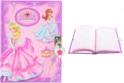 Notitieboek voor prinsessen met slot en sleuteltjes