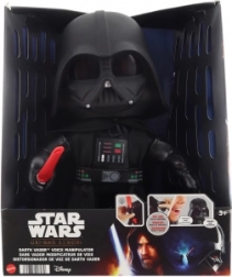 Peluche Star Wars Darth Vader avec sabre lumineux et modulateur de voix 27 cm