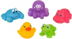 Bad speelgoed Akuku kleine diertjes, set van 5 stuks