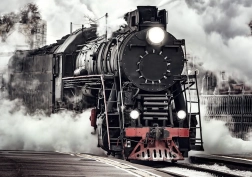 Puzzle Interdruk: Steam Locomotive 500 Pieces