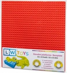 Basis bouwplaat 32×32 rood