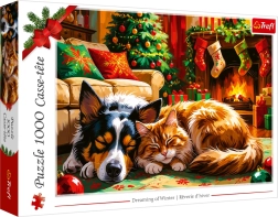 Puzzle Träumen von Weihnachten 1000 Teile TREFL