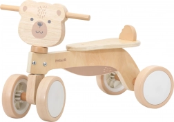Wooden balance bike POLARB bear with quiet wheels