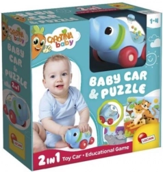 Elefanten-Auto mit Puzzle – Carotina Baby