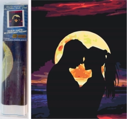 NORIMPEX Diamant-Malerei Wir zwei 30x40 cm