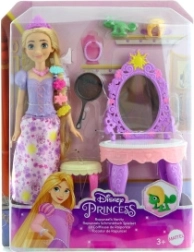 Disney Princess Rapunzel met stijlvolle accessoires – speelset met pop en vriend Pascal