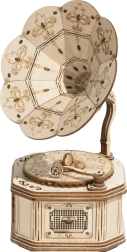 ROBOTIME Rolife 3D Wooden Puzzle Gramophone