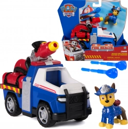Paw Patrol CHASE brandweerreddingsvoertuig met figuur en waterprojectielen