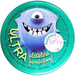 Geurende ultra klei blauw metallic kauwgom 128 g