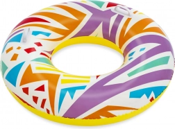Inflatable Ring with Geometric Pattern BESTWAY 107 cm – Geometric