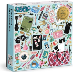 Square Puzzle Cat Accessories 500 Pieces