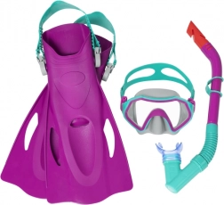 Bestway Hydro Swim Firefish kids’ snorkeling set with mask, snorkel and fins, blue (7+) – Pink