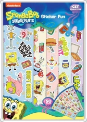 Autocollants SPONGEBOB – lot de 5 planches