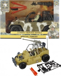 Militair terreinvoertuig met accessoires voor speciale operaties