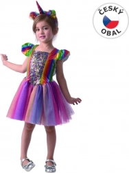 Robe de carnaval Licorne pour enfants 92-104 cm