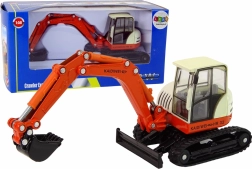 Metal excavator model with movable arm 1:50
