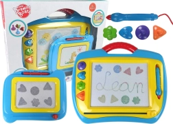 Magnetisch tekenbord – set van 2 stuks, blauw‑geel