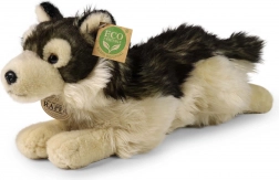 Rappa plush lying wolf 32 cm eco‑friendly