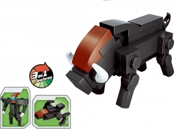 QMAN bouwset 3-in-1 – everzwijn (27 stukjes)