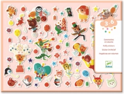 Set d’autocollants en relief Party Djeco