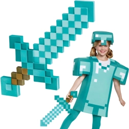 Minecraft diamanten zwaard 51 cm – carnavals- en cosplayaccessoires voor kinderen