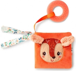 Lilliputiens mini boekje met knisperpagina’s en bijtring hertje Stella, 6m+